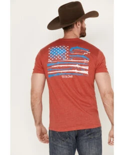 Howitzer Men's Red, White And Blue Graphic Western T-Shirt 9 Howitzer Men's Red, White And Blue Graphic Western T-Shirt -Cowboy Wear Shop 2000377263 603 P4