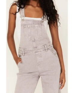 Cleo + Wolf Women's High Rise Wide Denim Overalls -Cowboy Wear Shop 2000377464 416 P3