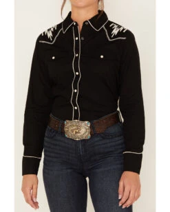 Ariat Women's Retro Chimayo Southwestern Long Sleeve Snap Shirt -Cowboy Wear Shop 2000377707 001 P3