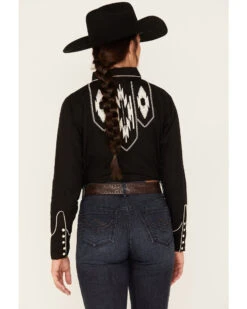Ariat Women's Retro Chimayo Southwestern Long Sleeve Snap Shirt -Cowboy Wear Shop 2000377707 001 P4
