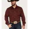 Wrangler Retro Men's Premium Solid Long Sleeve Snap Western Shirt 1 Wrangler Retro Men's Premium Solid Long Sleeve Snap Western Shirt -Cowboy Wear Shop 2000378420 646 P1