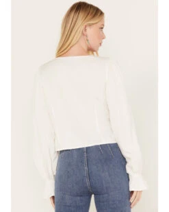 Wrangler Retro Women's Button Front With Crochet Detail Blouse -Cowboy Wear Shop 2000379702 100 P4