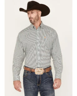 Cinch Men's Stretch Long Sleeve Button-Down Western Shirt