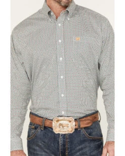 Cinch Men's Stretch Long Sleeve Button-Down Western Shirt -Cowboy Wear Shop 2000379785 900 P3