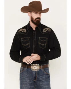 Wrangler Men's Rock 47 Long Sleeve Snap Western Shirt