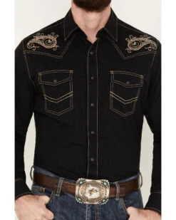 Wrangler Men's Rock 47 Long Sleeve Snap Western Shirt -Cowboy Wear Shop 2000379974 001 P3