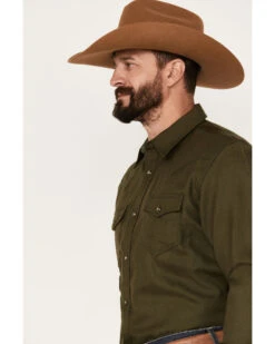 Cody James Men's Wooly Mammoth Solid Long Sleeve Snap Western Shirt -Cowboy Wear Shop 2000380452 341 P2