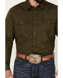 Cody James Men's Wooly Mammoth Solid Long Sleeve Snap Western Shirt -Cowboy Wear Shop 2000380452 341 P3