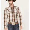 Gibson Men's Stampede Plaid Print Long Sleeve Pearl Snap Western Shirt 2 Gibson Men's Stampede Plaid Print Long Sleeve Pearl Snap Western Shirt -Cowboy Wear Shop 2000380461 100 P1