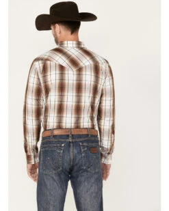 Gibson Men's Stampede Plaid Print Long Sleeve Pearl Snap Western Shirt 9 Gibson Men's Stampede Plaid Print Long Sleeve Pearl Snap Western Shirt -Cowboy Wear Shop 2000380461 100 P4