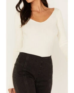 Shyanne Women's Ribbed Sweater Top -Cowboy Wear Shop 2000380631 105 P3