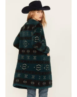 Shyanne Women's Southwestern Eyelash Knit Cardigan -Cowboy Wear Shop 2000380658 443 P4