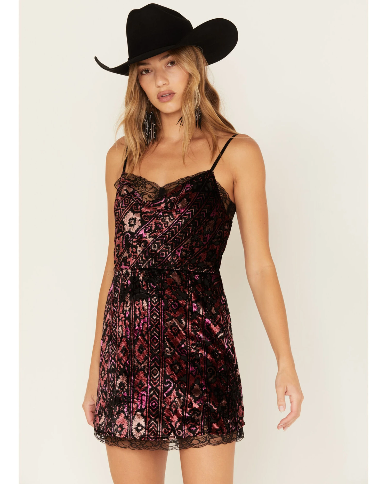 Idyllwind Women's Houston Cowl Neck Mini Dress 3 Idyllwind Women's Houston Cowl Neck Mini Dress