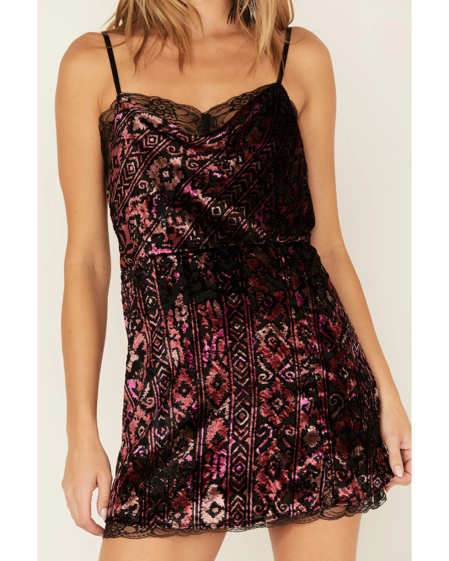 Idyllwind Women's Houston Cowl Neck Mini Dress 5 Idyllwind Women's Houston Cowl Neck Mini Dress - Image 3