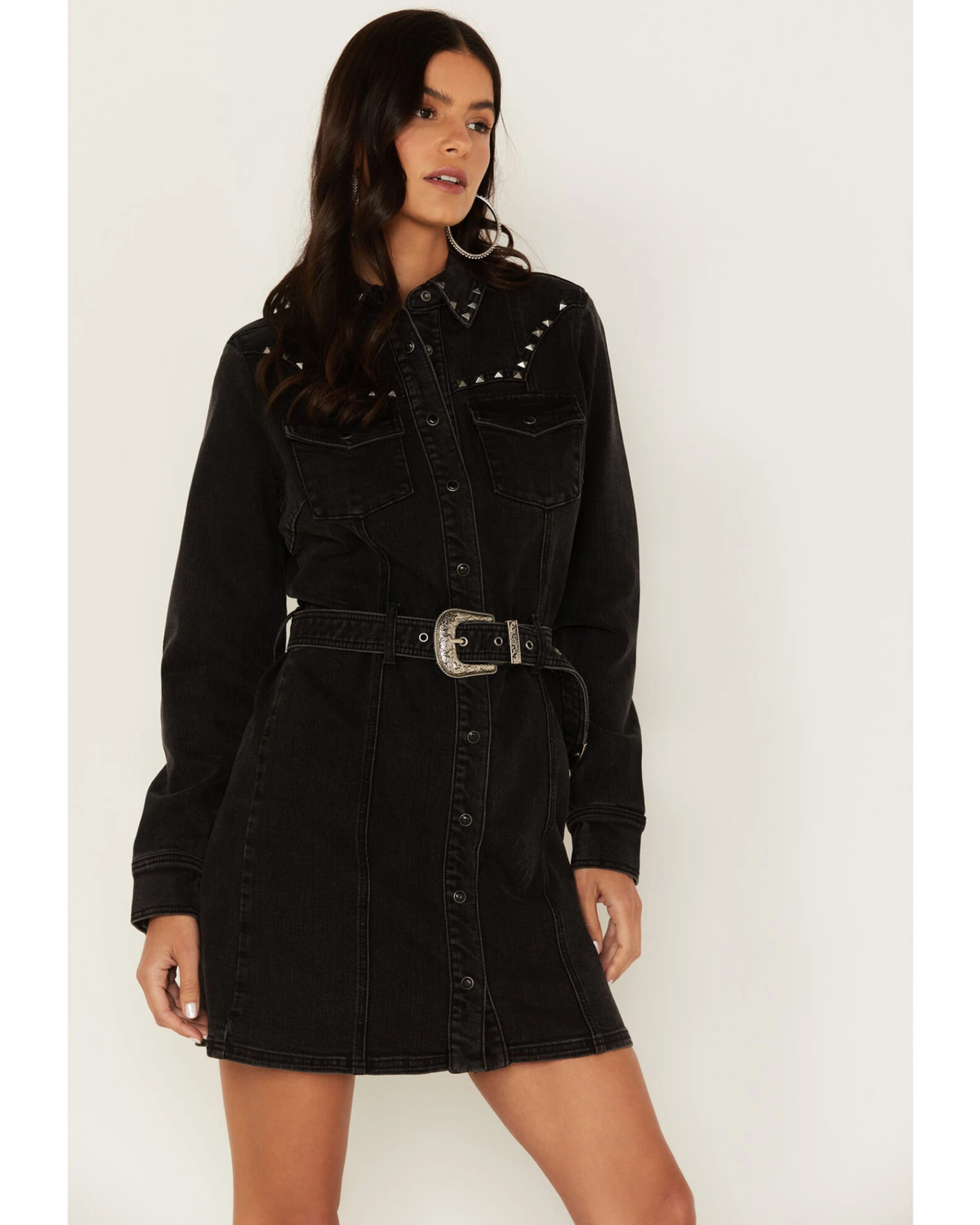 Idyllwind Women's Western Denim Belt Dress 3 Idyllwind Women's Western Denim Belt Dress