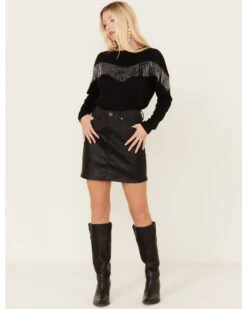 Rock & Roll Denim Women's Western Yoke Skirt