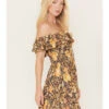 Spell Women's Hibiscus Lane Off-Shoulder Sun Dress -Cowboy Wear Shop 2000381812 001 P1