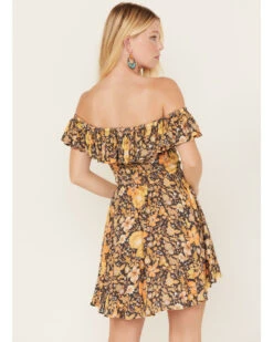 Spell Women's Hibiscus Lane Off-Shoulder Sun Dress -Cowboy Wear Shop 2000381812 001 P4