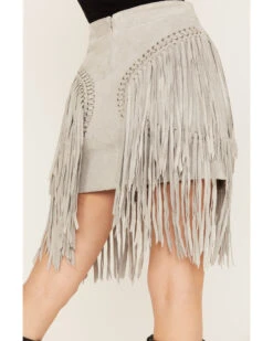 Wonderwest Women's Suede Fringe Mini Skirt -Cowboy Wear Shop 2000382475 020 P4