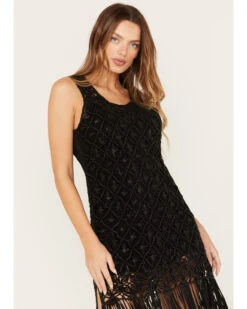 Wonderwest Women's Fringe Hem Mini Dress -Cowboy Wear Shop 2000382478 001 P3