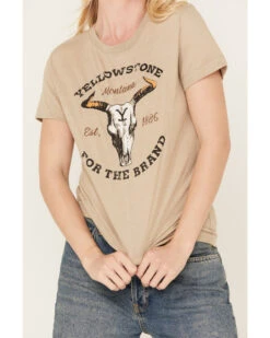Changes Women's Yellowstone Dutton Ranch Short Sleeve Graphic Tee -Cowboy Wear Shop 2000382605 103 P3