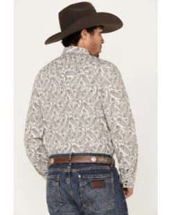 Moonshine Spirit Men's Goleta Paisley Print Long Sleeve Snap Western Shirt -Cowboy Wear Shop 2000382815 103 P4