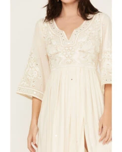 Shyanne Women's Mirror Embellished Bridal Maxi Dress -Cowboy Wear Shop 2000382823 110 P3