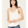 Shyanne Women's Crochet Lace Faux Suede Cami Top 2 Shyanne Women's Crochet Lace Faux Suede Cami Top -Cowboy Wear Shop 2000382842 103 P1
