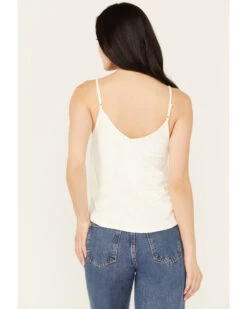 Shyanne Women's Crochet Lace Faux Suede Cami Top -Cowboy Wear Shop 2000382842 103 P4