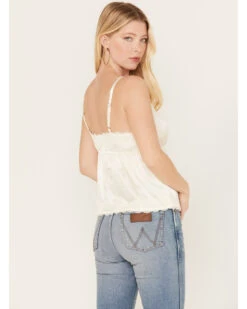 Shyanne Women's Button Front Lace Trimmed Tank Top -Cowboy Wear Shop 2000382863 110 P4