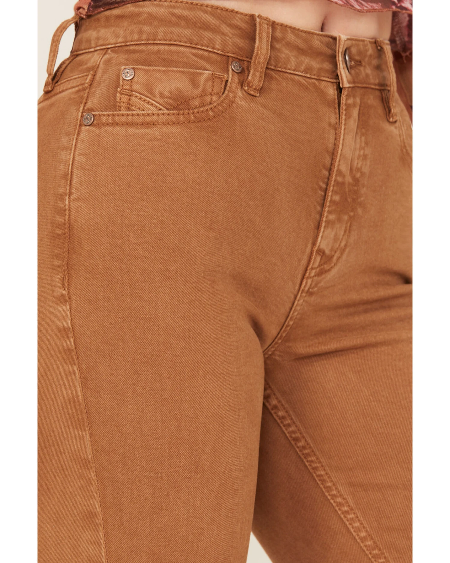 Shyanne Women's High Rise Super Flare Stretch Jeans 4 Shyanne Women's High Rise Super Flare Stretch Jeans - Image 2