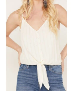 Idyllwind Women's Rio Metallic Striped Tie Tank Top -Cowboy Wear Shop 2000382980 103 P3