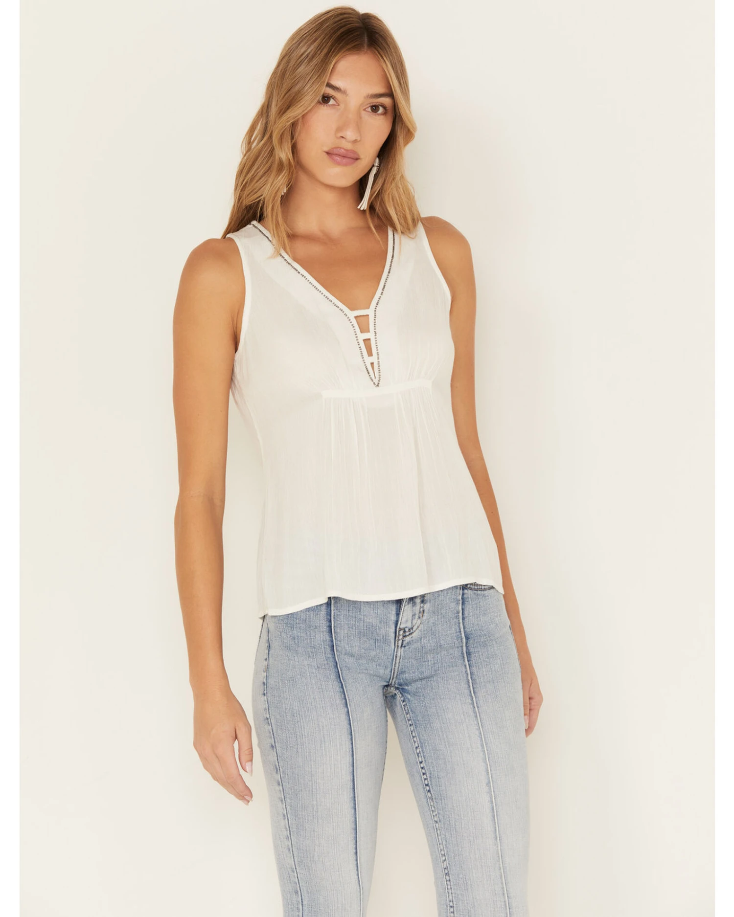 Idyllwind Women's Rowan Beaded Embellished Tank Top 3 Idyllwind Women's Rowan Beaded Embellished Tank Top