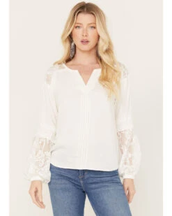 Idyllwind Women's Coleman Crochet Lace Shirt