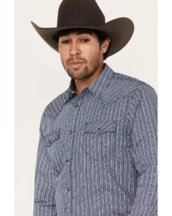 Cody James Men's Born N Raised Striped Long Sleeve Snap Western Shirt - Big & Tall -Cowboy Wear Shop 2000383259 410 P2