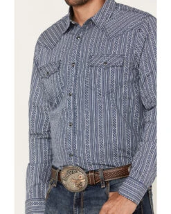 Cody James Men's Born N Raised Striped Long Sleeve Snap Western Shirt - Big & Tall -Cowboy Wear Shop 2000383259 410 P3