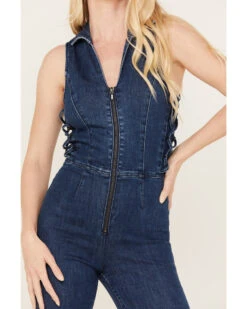 Idyllwind Women's Barlow Lace-Up Denim Jumpsuit -Cowboy Wear Shop 2000383282 417 P3