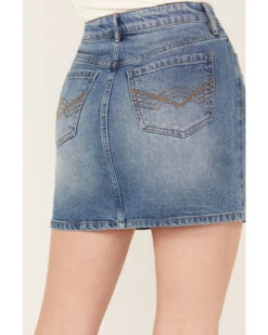 Idyllwind Women's Baryywood High Rise Denim Rhinestone Skirt -Cowboy Wear Shop 2000383309 414 P4
