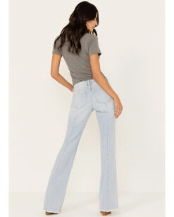 Shyanne Women's Light Wash Low Rise Seamed Bootcut Jeans -Cowboy Wear Shop 2000383329 413 P3