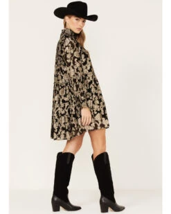 Revel Women's Floral Ruffle Dress -Cowboy Wear Shop 2000383438 001 P4