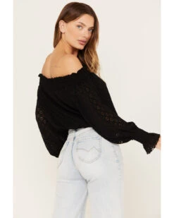 Wild Moss Women's Off The Shoulder Lace Top -Cowboy Wear Shop 2000383852 001 P4