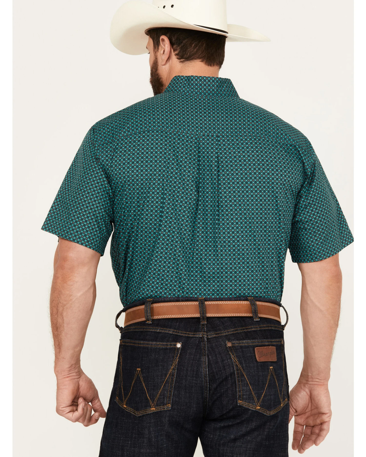 Cinch Men's Medallion Print Short Sleeve Button Down Western Shirt 6 Cinch Men's Medallion Print Short Sleeve Button Down Western Shirt - Image 4