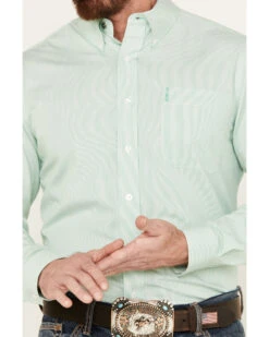Cinch Men's Striped Long Sleeve Button-Down Western Shirt -Cowboy Wear Shop 2000383985 330 P3