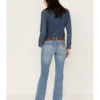 Wrangler Retro Women's Mid Rise Medium Wash Paige Bootcut Jeans -Cowboy Wear Shop 2000384111 414 P1