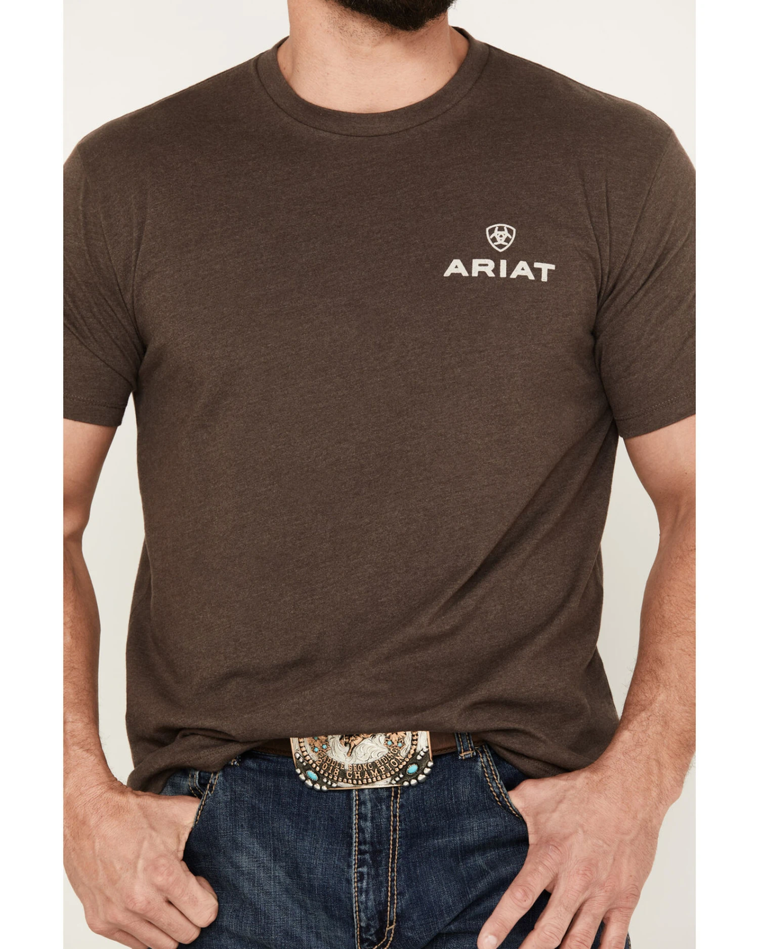 Ariat Men's Patch Short Sleeve T-Shirt 5 Ariat Men's Patch Short Sleeve T-Shirt - Image 3