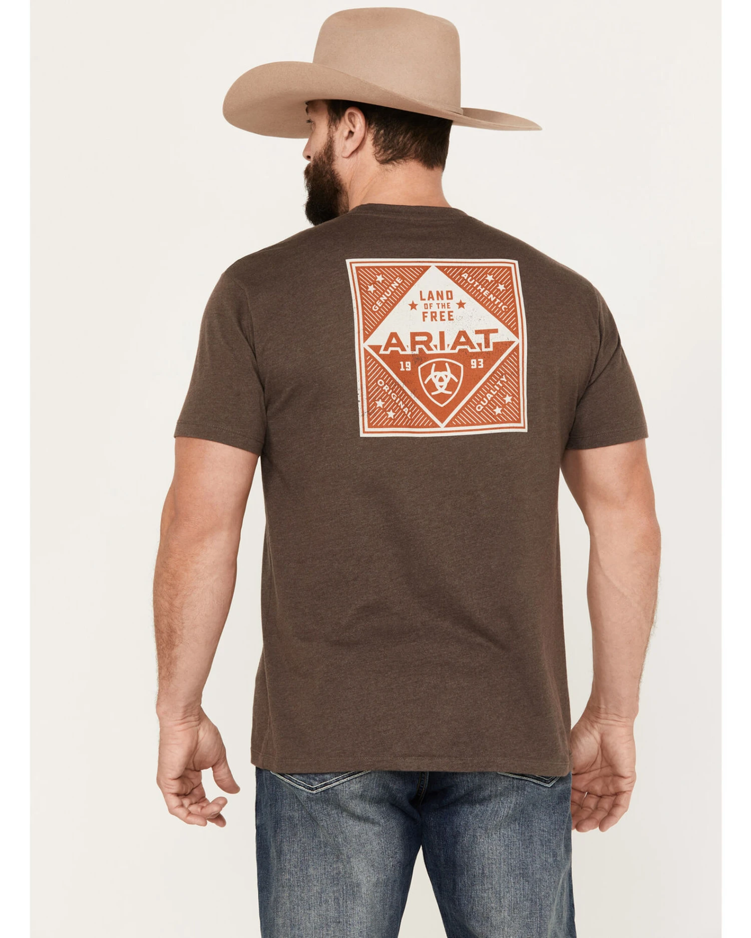 Ariat Men's Patch Short Sleeve T-Shirt 6 Ariat Men's Patch Short Sleeve T-Shirt - Image 4