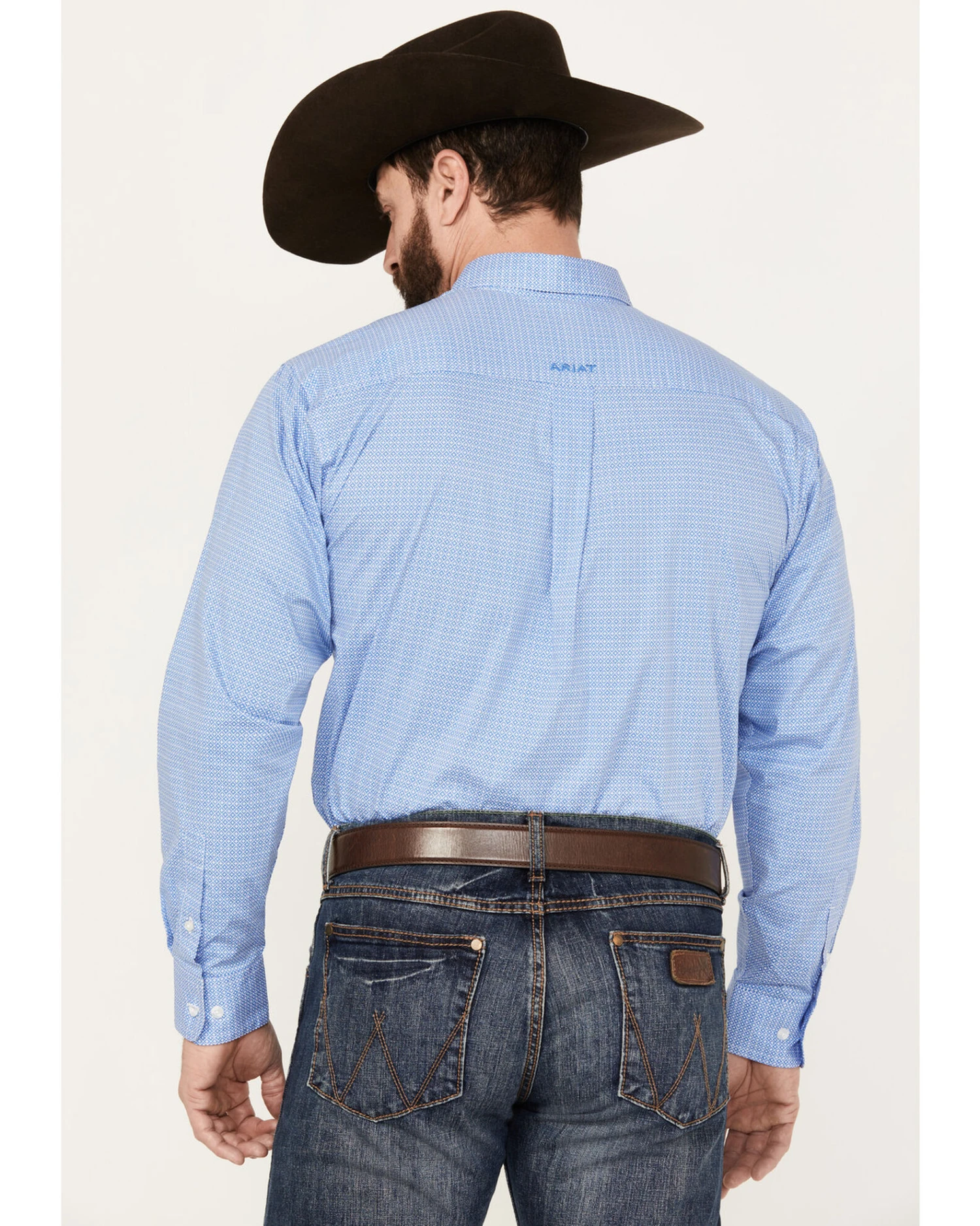 Ariat Men's Leo Classic Fit Geo Print Long Sleeve Button Down Western Shirt 6 Ariat Men's Leo Classic Fit Geo Print Long Sleeve Button Down Western Shirt - Image 4