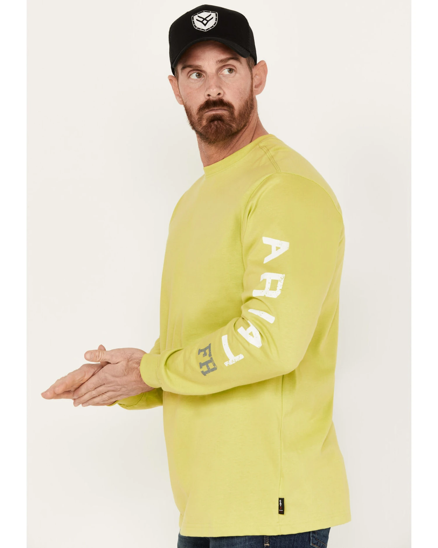 Ariat Men's FR Roughneck Skull Logo Long Sleeve Work Shirt 4 Ariat Men's FR Roughneck Skull Logo Long Sleeve Work Shirt - Image 2