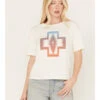 Pendleton Women's Cropped Deschutes Short Sleeve Graphic Tee -Cowboy Wear Shop 2000384822 110 P1