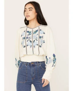 Free People Women's Felicity Long Sleeve Top